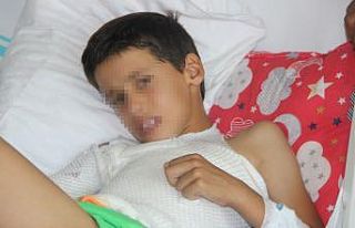 Sosyal medyadan görüp üzerine kolonya döktüğü...