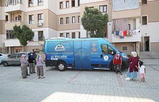 Sosyal yardım başvuruları mobil araçla yerinde...
