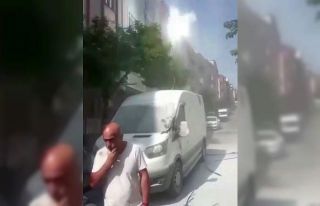 Sultangazi’de patlayan elektrik kabloları park...