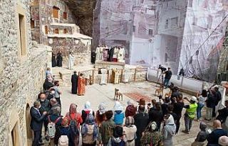 Sümela’da ayin için hazırlıklar tamamlandı