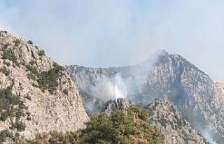 Sütçüler’deki yangında 1 hafta geride kaldı,...