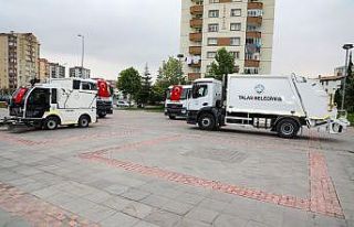 Talas’ta temizlik filosuna takviye