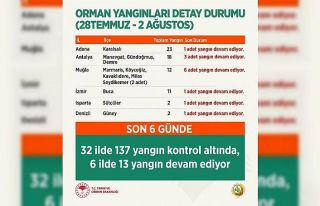Tarım ve Orman Bakanı Pakdemirli: “137 orman yangını...