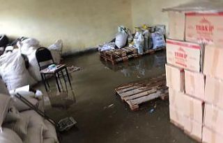 Tercan’da sağanak etkili oldu