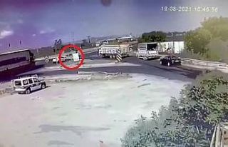 TIR kırmızıda durmayınca ortalık savaş alanına...