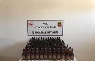 Tokat’ta kaçak içki operasyonu
