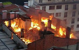 Tokat’ta korkutan yangın