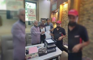 Tomarza Yeni Sanayi esnafı tapularını teslim almaya...