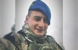 Trabzonlu Uzman Çavuş tedavi gördüğü hastanede...