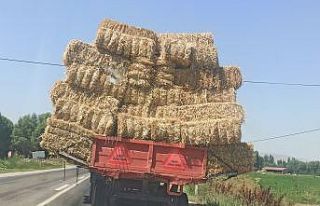 Traktörü görenler şaşırdı kaldı