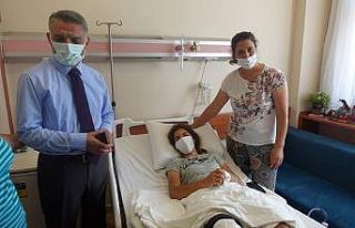 Tunceli Valisi Özkan, trafik kazasında yaralanan...