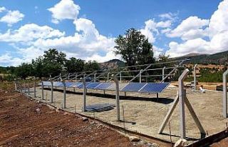 Tunceli’de bir köy, güneş enerjisi sistemi ile...