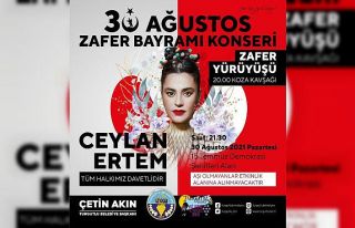 Turgutlu, Zafer Bayramını Ceylan Ertem ile kutlayacak