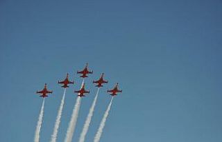 Türk Yıldızları Afyon semalarında nefes kesti