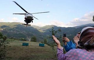Türkiye’de ilk kez askeri helikopterle jeneratör...