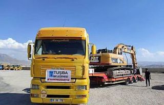 Tuşba Belediyesinden yangın bölgesine araç ve...