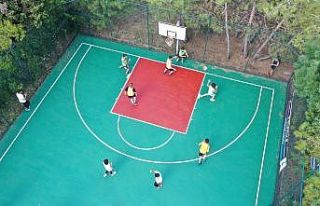 Tuzla’da düzenlenen basketbol turnuvası renkli...