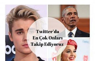Twitter’da en çok onlar takip ediliyor