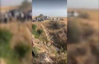Uçuruma düşen araçtaki 3 kişi burunları bile...