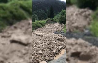 Uzungöl’de şiddetli yağışlar sonrası Koşon...