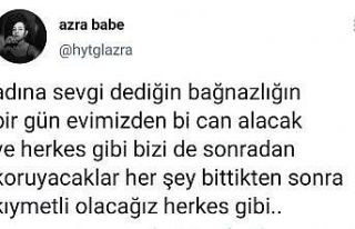 Vahşice katledilen Azra’nın sosyal medya paylaşımı...