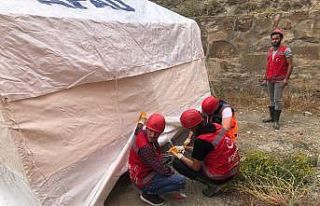 Van Alperen Ocakları Arama ve Kurtarma Ekibi sel...