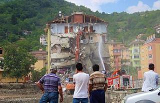 Vatandaşların anılarını geride bırakıp çıktığı...