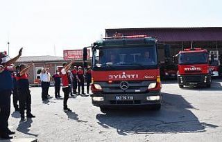 Yangın bölgesine yardıma koştular