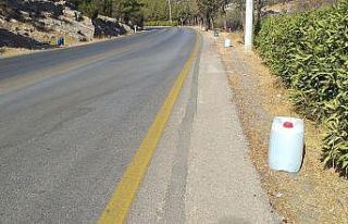 Yangın tehlikesine karşı 700 bidon konuldu