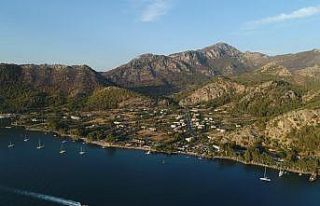 Yangının acı tablosu Marmaris’te havadan görüntülendi