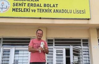 Yaralı halde bulunan baykuş tedavi altına alındı