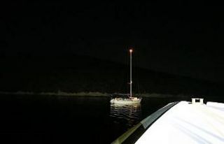 Yelkenlide 63 düzensiz göçmen yakalandı