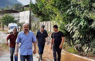 Yıldırım’da sel bölgesine hızlı müdahale