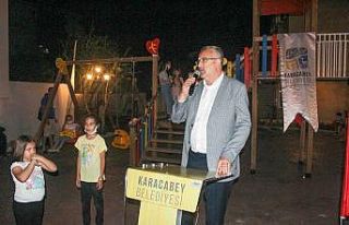 Yılmaz Ovalı Parkı açıldı