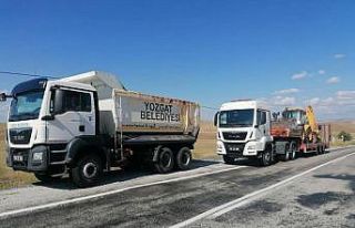Yozgat’tan Kastamonu’ya araç ve personel desteği