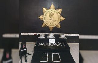 Yüksekova’da 34 kilo 800 gram eroin ele geçirildi