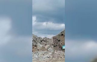 Zonguldak’ta hortum kamerada