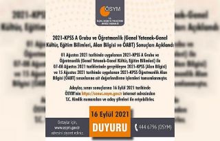 2021-KPSS A Grubu ve Öğretmenlik (Genel Yetenek-Genel...