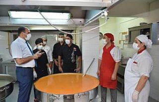 24 okuldan 824 öğrenciye öğlen sıcak yemek hizmeti...