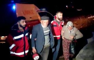 2 bin 900 rakımdaki yaylada tipide mahsur kalan evli...