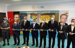 4 milyon TL üzerinde yatırım olan PTT binası hizmete...