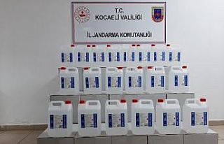 700 litre sahte alkol ele geçirildi
