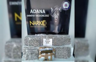 Adana’da 10 kilo 60 gram skunk ele geçirildi
