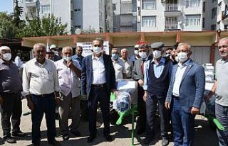 Adıyamanlı üzüm üreticilerine makine desteği