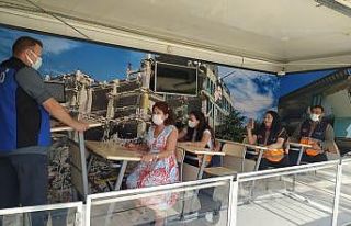 AFAD Deprem Simülasyon Tırı Eskişehir’de