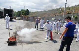AFAD tarafından yangın tatbikatı verildi