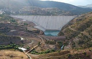 Afşar Hadimi Barajı’nda su tutuldu