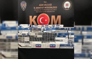 Ağrı’da 2 bin 500 karton kaçak sigara ele geçirildi