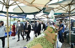 Ahilik Haftası’nda esnafla buluştular
