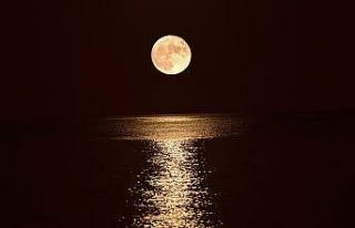 Ahlat’taki dolunay ve yakamoz hayran bıraktı